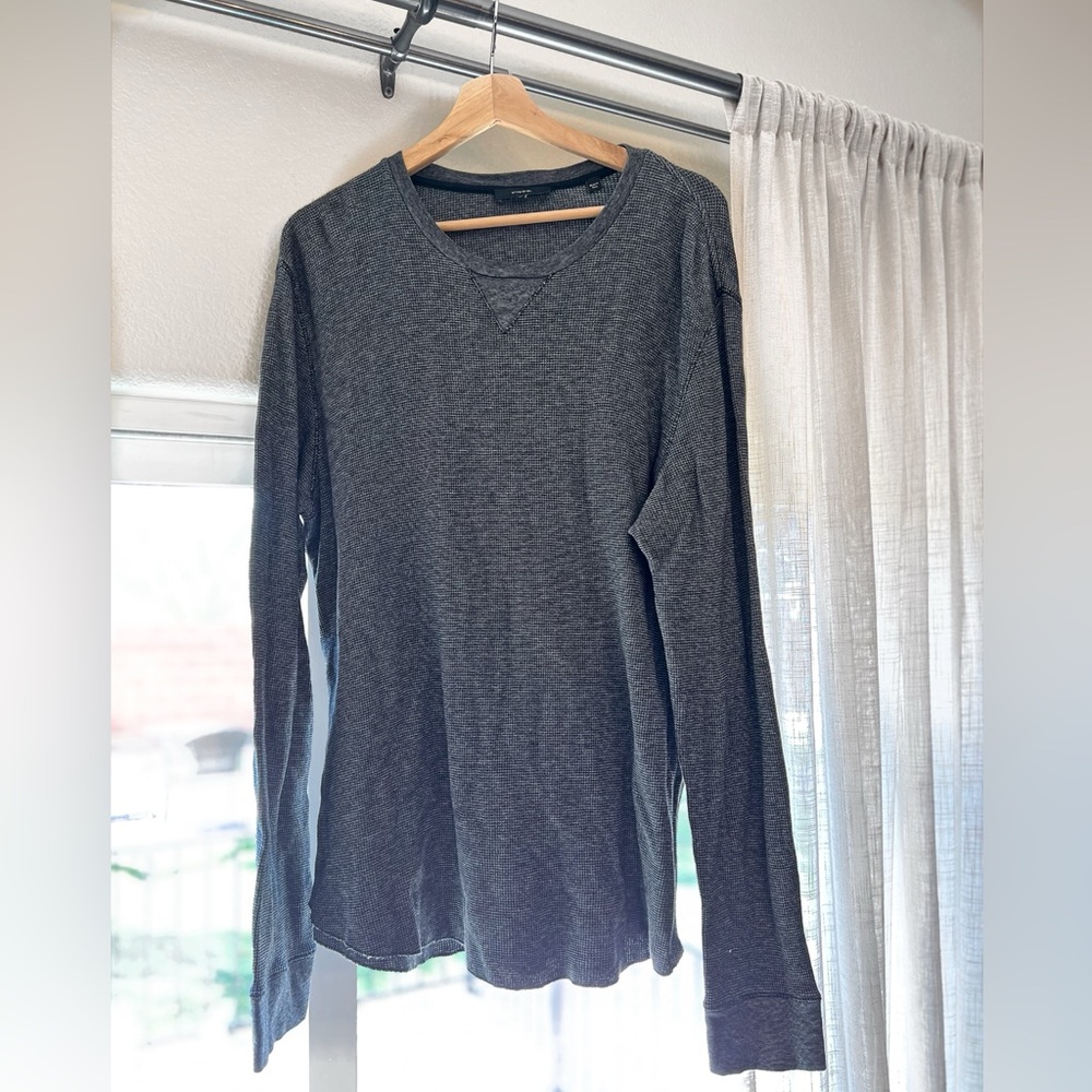 Vince Heather Grey XL Thermal Men’s Long Sleeve